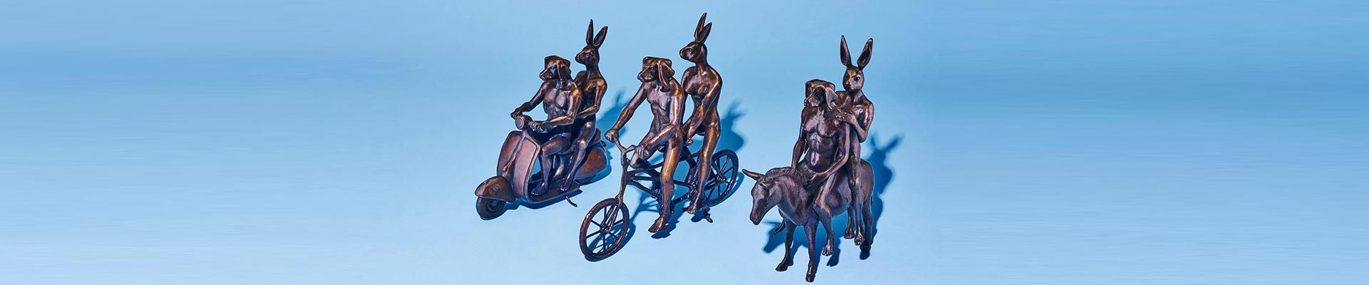 Bronze Sculpture Artworks by Gillie and Marc