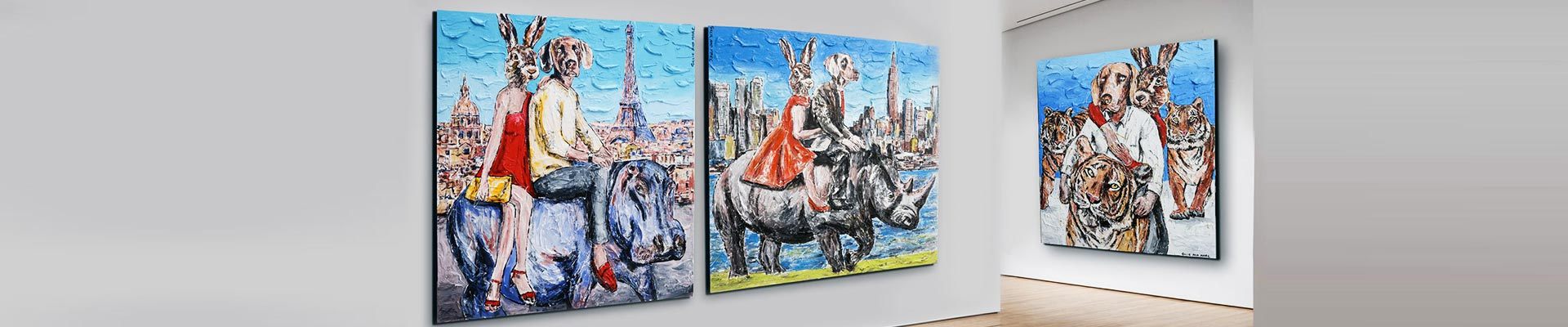 Thick Texture Paintings