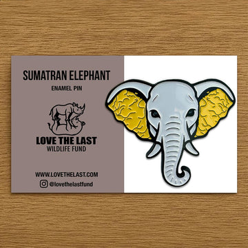 Sumatran Elephant (Enamel Pin)