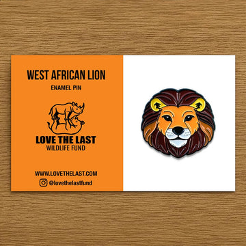 West African Lion (Enamel Pin)