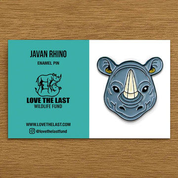 Javan Rhino (Enamel Pin)