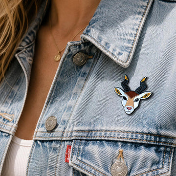 Addax (Enamel Pin)