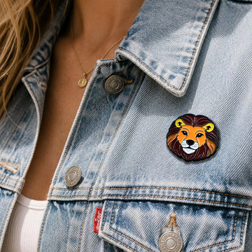 West African Lion (Enamel Pin)
