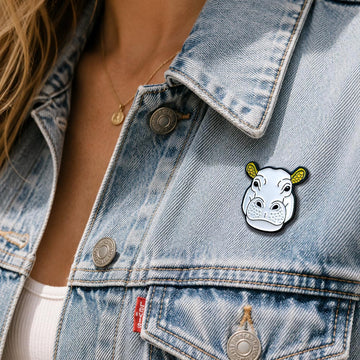 Pygmy Hippo (Enamel Pin)