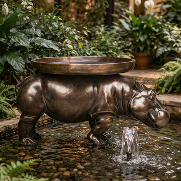 He Loved Being Submerged (Bronze Sculpture)