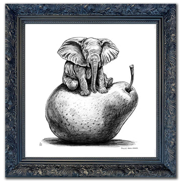 A Study for The Elephant Was Just Pearfect (Giclee Canvas Print)