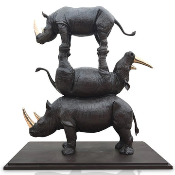 The Golden Last Three (Bronze Sculpture)