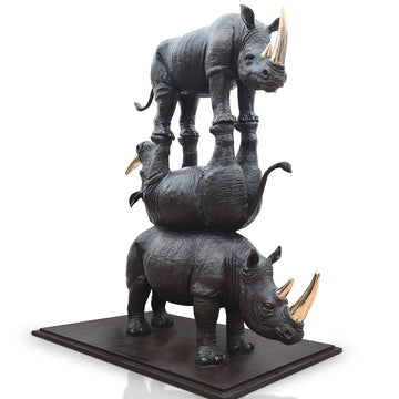 The Golden Last Three (Bronze Sculpture)