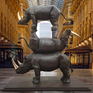 The Golden Last Three (Bronze Sculpture)