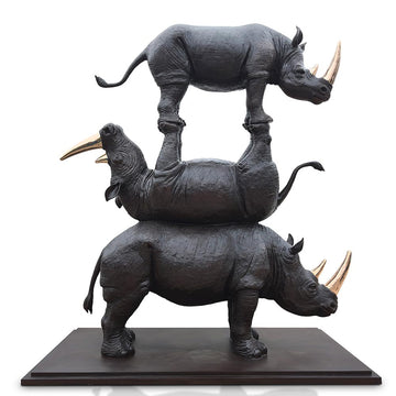 The Golden Last Three (Bronze Sculpture)