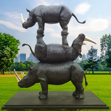 The Golden Last Three (Bronze Sculpture)