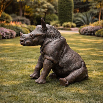 Raza the Rhino (Bronze Sculpture)