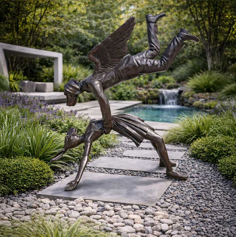 Angels Exist (Bronze Sculpture) – Gillie and Marc®