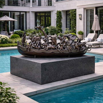 The Wildlife Wonder Boat for Hope (Bronze Sculpture)