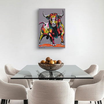 10PM Bull (Original Painting)