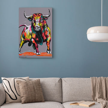 10PM Bull (Original Painting)