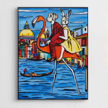 A Day Out in Venice (Original Painting)