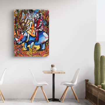 A Day in the Jungle (Original Painting)