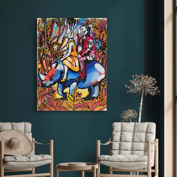 A Day in the Jungle (Original Painting)