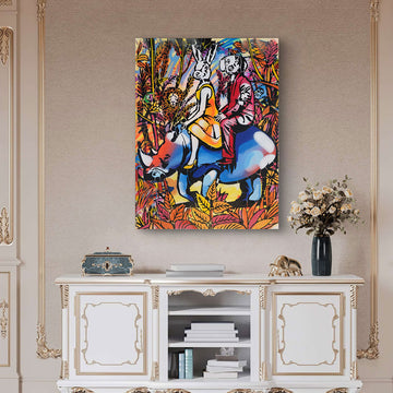 A Day in the Jungle (Original Painting)