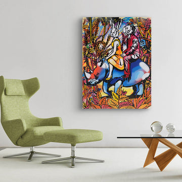 A Day in the Jungle (Original Painting)