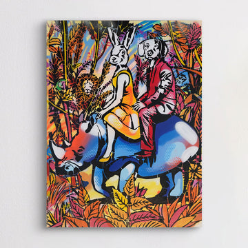 A Day in the Jungle (Original Painting)