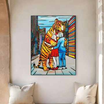 A Hug They Would Never Forget (Original Painting)