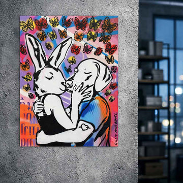 A Kiss is a Thousand Words (Original Painting)