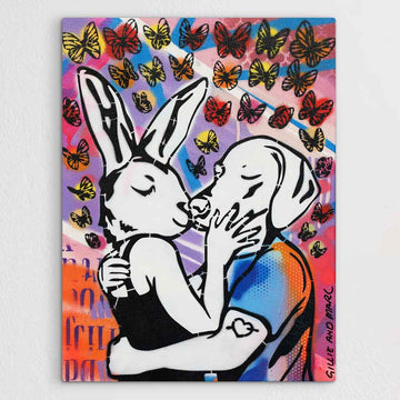 A Kiss is a Thousand Words (Original Painting)