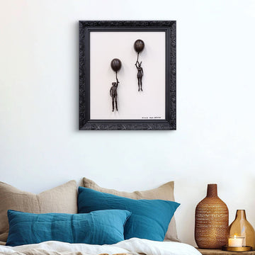 A Little More Hope (Bronze Sculpture in Frame)