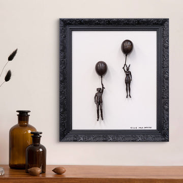 A Little More Hope (Bronze Sculpture in Frame)