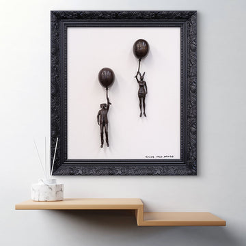 A Little More Hope (Bronze Sculpture in Frame)