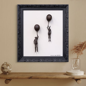 A Little More Hope (Bronze Sculpture in Frame)