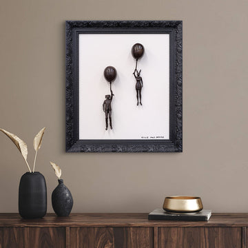 A Little More Hope (Bronze Sculpture in Frame)