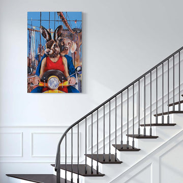 A Life of Travel (Original Painting)