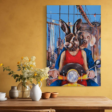 A Life of Travel (Original Painting)