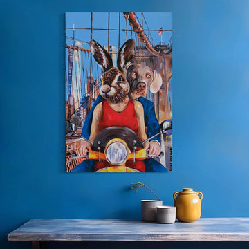 A Life of Travel (Original Painting)