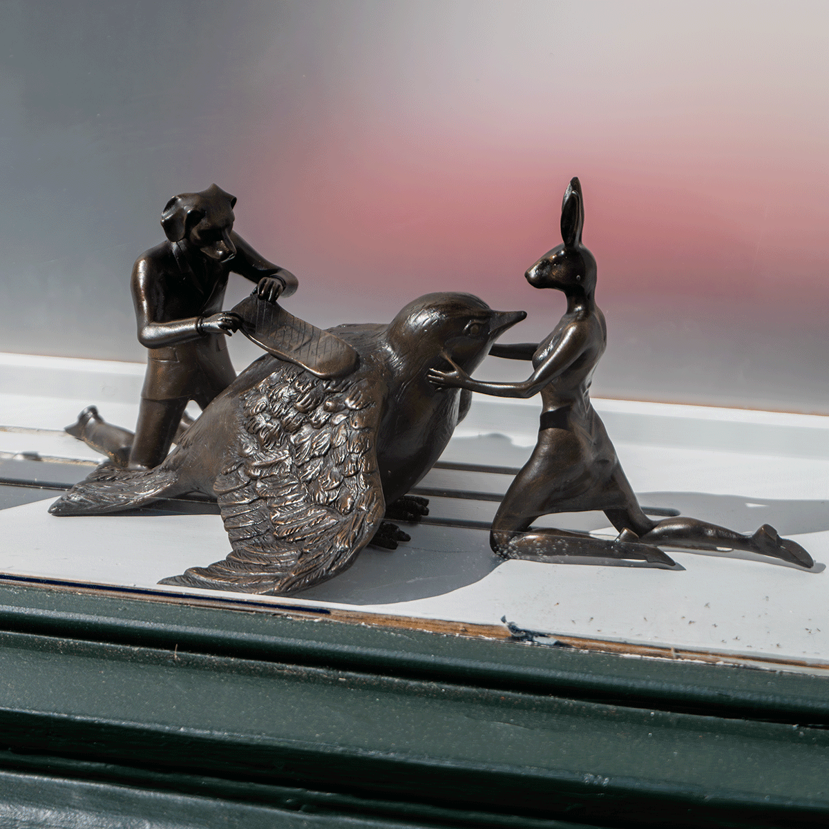 ビートルズ フランクリンミント オルゴール HELP！ ヘルプ！ フィギュア A Little Help From Friends (Bronze Sculpture) – Gillie and Marc®