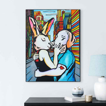 A New York Kiss (Original Painting)