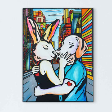 A New York Kiss (Original Painting)