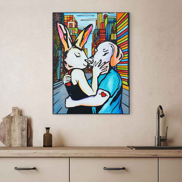 A New York Kiss (Original Painting)