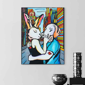 A New York Kiss (Original Painting)