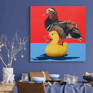A Quacking Sight (Original Painting)