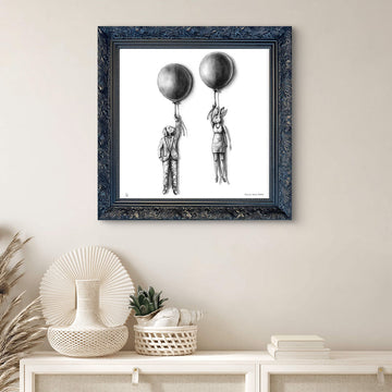 A Study for The Balloon Lovers (Giclee Canvas Print)