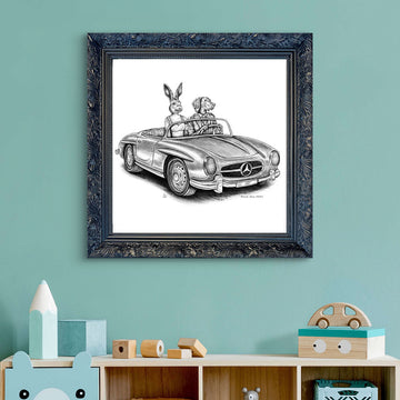 A Study for the Day Drivers (Giclee Canvas Print)