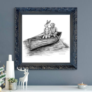 A Study for the Sea Lovers (Giclee Canvas Print) (Copy)