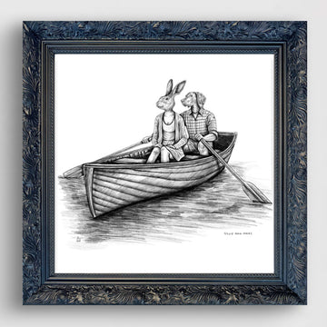 A Study for the Sea Lovers (Giclee Canvas Print) (Copy)