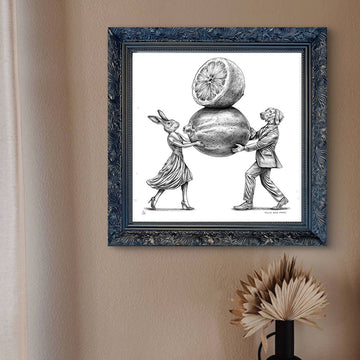 A Study For the Lemon Lovers (Giclee Canvas Print)