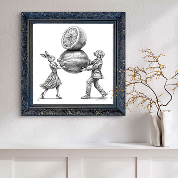 A Study For the Lemon Lovers (Giclee Canvas Print)