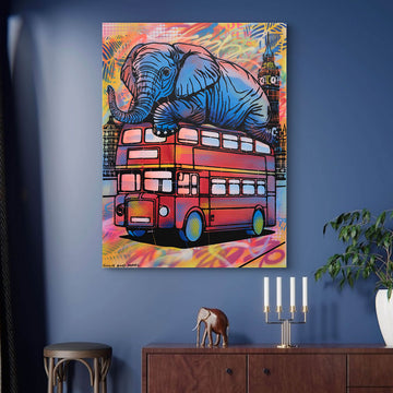 A Ticket to Ride All the Way (Original Painting)